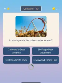 Roller Coaster Quiz Screen Shot 14