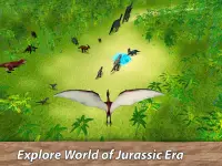 Jurassic Pterodactyl Simulator - uçan bir dino ol! Screen Shot 10