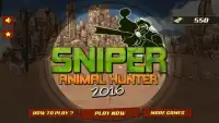 Sniper Animal Hunter 2016 Screen Shot 0