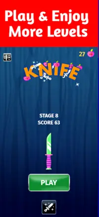 Knife hit - Free Games, Knife Game Screen Shot 0