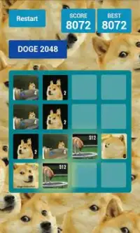 2048 Doge Screen Shot 1