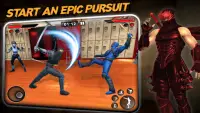 Superhero Iron Ninja - Ninja Street Fighter Game Screen Shot 1