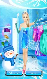 Ice Princess Fancy Dress Up Game For Girls Screen Shot 2
