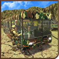 Offroad Uphill US Army Bus Driver Soldier Duty