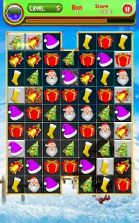 Match 3 Puzzle Christmas Games - Santa Bell Trees Screen Shot 5