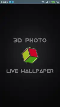 3D Cube Photo Live Wallpaper, 3d Cube Background Screen Shot 0