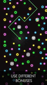 Neon Color Snake - Avoid Blocks, slither faster! Screen Shot 3