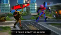 पुलिस रोबोट गाड़ी सिम्युलेटर Screen Shot 15