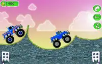 جبل سباق مسخ شاحنة 2D لعبه Screen Shot 5