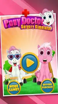 Pony Dr Surgery Simulator Game Screen Shot 0