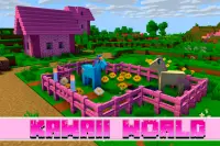 KawaiiWorld 2021 - New Crafting Building game Screen Shot 2