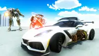 Robot Transform Car City War - Transformation Game Screen Shot 6