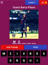 Guess Barca Player by Zone.fcb Screen Shot 7