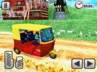 Tuk Tuk Auto Rickshaw - Đua xe trên đường đua Sim Screen Shot 7