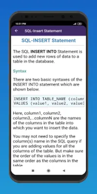SQL and PL/SQL Tutorial Screen Shot 4