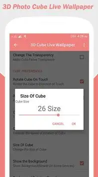 My Pic 3D Cube Live Wallpaper Screen Shot 2