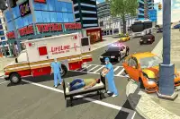 Ambulance Driver Rescue Duty : Ambulance Sim 2018 Screen Shot 9