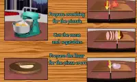 Kids cooking game - make pizza Screen Shot 0