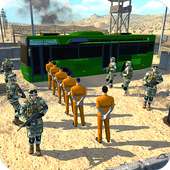 ArmyBus Prisoner Transport :3D Bus Simulator Games