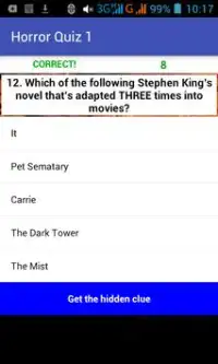 Horror Quiz 1 Screen Shot 1