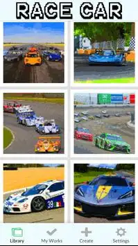 Race Car Pixel Art Coloring By Number Screen Shot 4