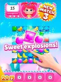 Big Sweet Bomb - Candy match 3 game Screen Shot 13
