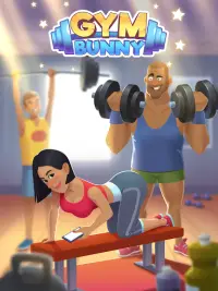 Gym Bunny - Idle clicker game Screen Shot 6