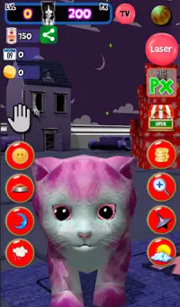 Gato Kitty Z - Mascota virtual gatito para cuidar Screen Shot 0