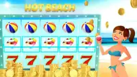 Hot Beach: Slot Machine Game Screen Shot 0