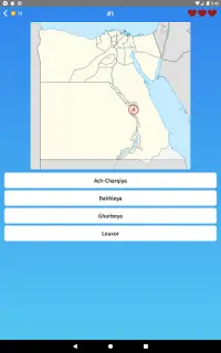 Égypte: les provinces - Quiz de géographie Screen Shot 8
