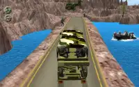 3 डी सेना ट्रक ड्राइवर सिम्युल Screen Shot 2