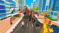 Cuộc phiêu lưu dinosaur hoang dã City Attack Screen Shot 0