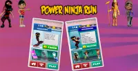 Ninja Running: Súper niños y Súper Chicas Screen Shot 0
