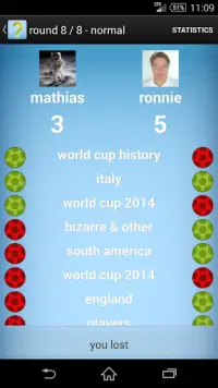 Footy Quiz Duel : World Cup Screen Shot 2