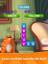 🔥Kitty Scramble: Word Stacks Screen Shot 6