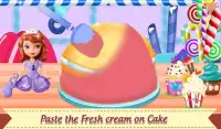 Сказочные принцессы Мороженое торт решений игры Screen Shot 7