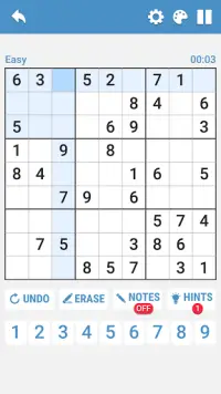 SudokuKlassisches Sudoku-Spiel für Android Screen Shot 3