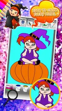 Witch Coloring Book Screen Shot 3