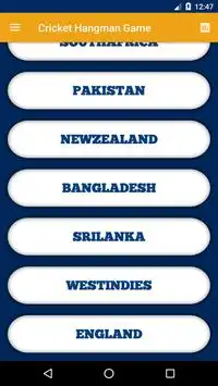 Cricket Hangman Game Screen Shot 4
