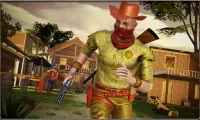 Cowboy Gang War Fight : Western Gang Shooting 3D Screen Shot 2