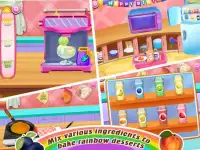 Rainbow Desserts Cooking Shop & Bakery Party Screen Shot 3