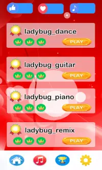 Piano Ladybug Tiles Music Screen Shot 1