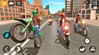 도시 오토바이 레이싱 - City Motorbike Racing Screen Shot 0