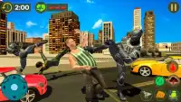 Panther Superhero Rescue Mission Crime City Battle Screen Shot 2