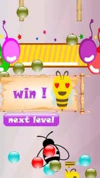 Bubble shooter - nice bees Screen Shot 2