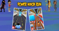 Power Ninja Run: Super meninos e Super meninas Screen Shot 5