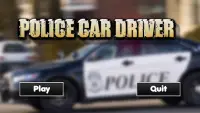 Gerçek 3D Polis Arabası Oyunu Screen Shot 1