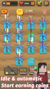 Hợp nhất thanh kiếm - Master Blacksmith nhàn rỗi Screen Shot 2