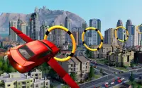 Flying Car Game - Prado Car Paradahan Mga Laro 3D Screen Shot 5