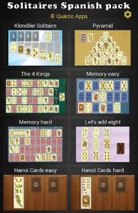 Solitaire pack Screen Shot 0